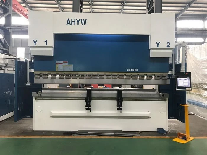 AHYW Yawei pbh 400T4M 5 axis CNC Synchro Press brake DELEM DA58T 13ft sheet metal bending machine china supplier AHYW Yawei pbh 400T4M 5 axis CNC Synchro Press brake DELEM DA58T 13ft sheet metal bending machine china supplier